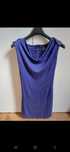 Top roxo com lantejoulas