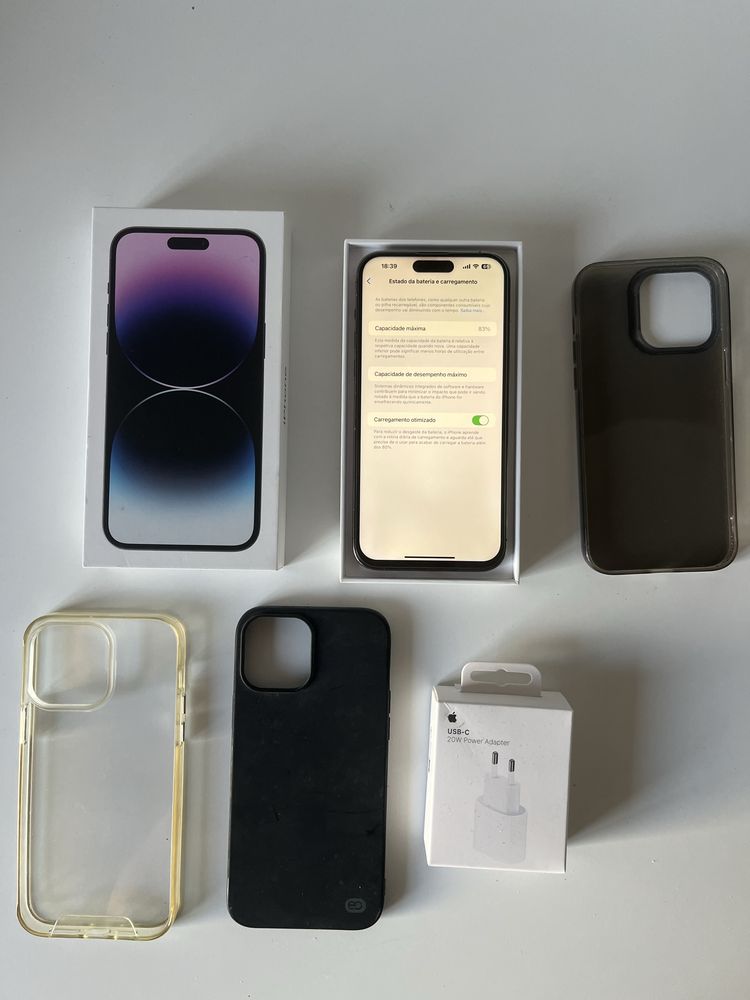 iPhone 14 Pro Max 128Gb (C/Caixa e acessorios)
