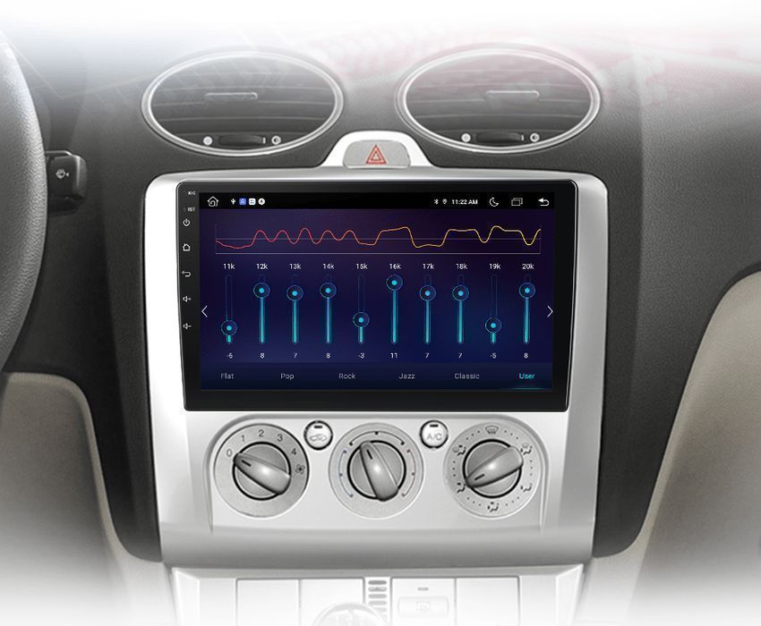 Radio nawigacja Ford Focus 2 mk2 2004 - 2011 Android Carplay 4GB 64G C