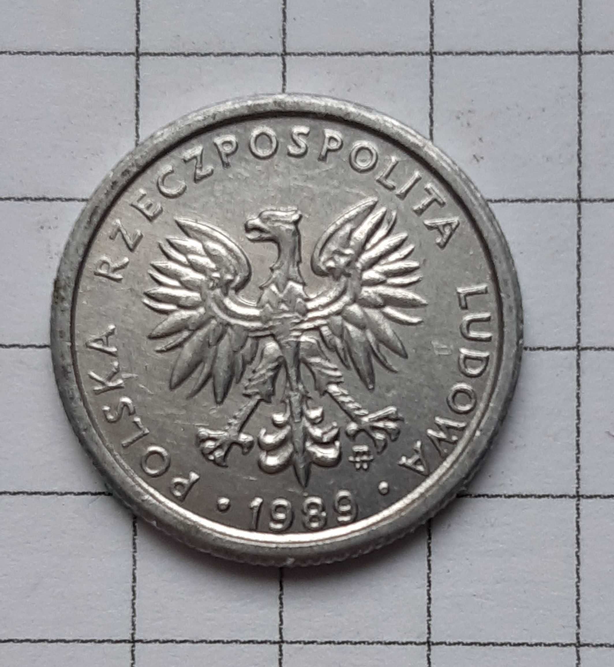 Moneta 1 zł z 1989 roku