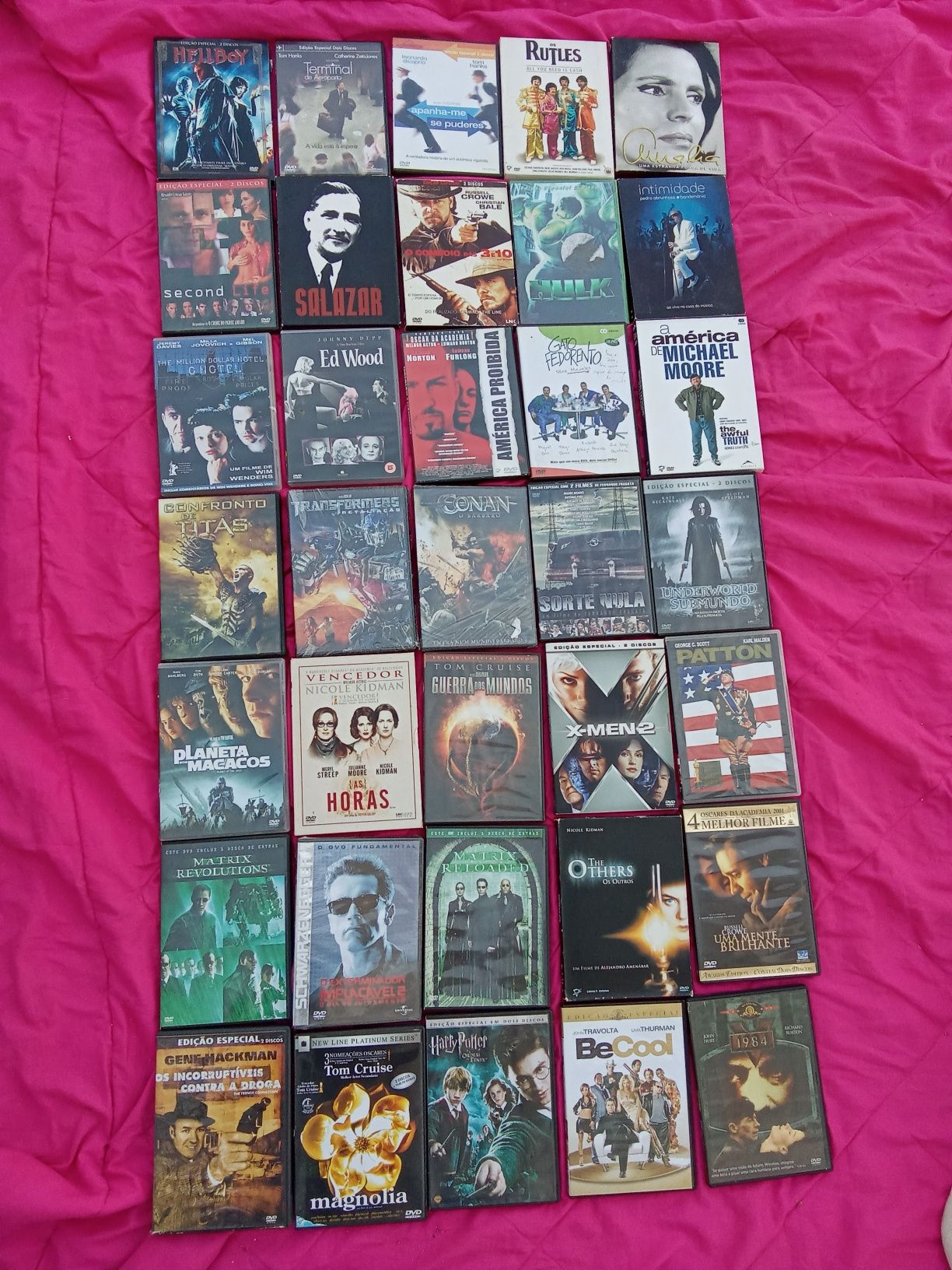 35 DVDs maioria duplos
