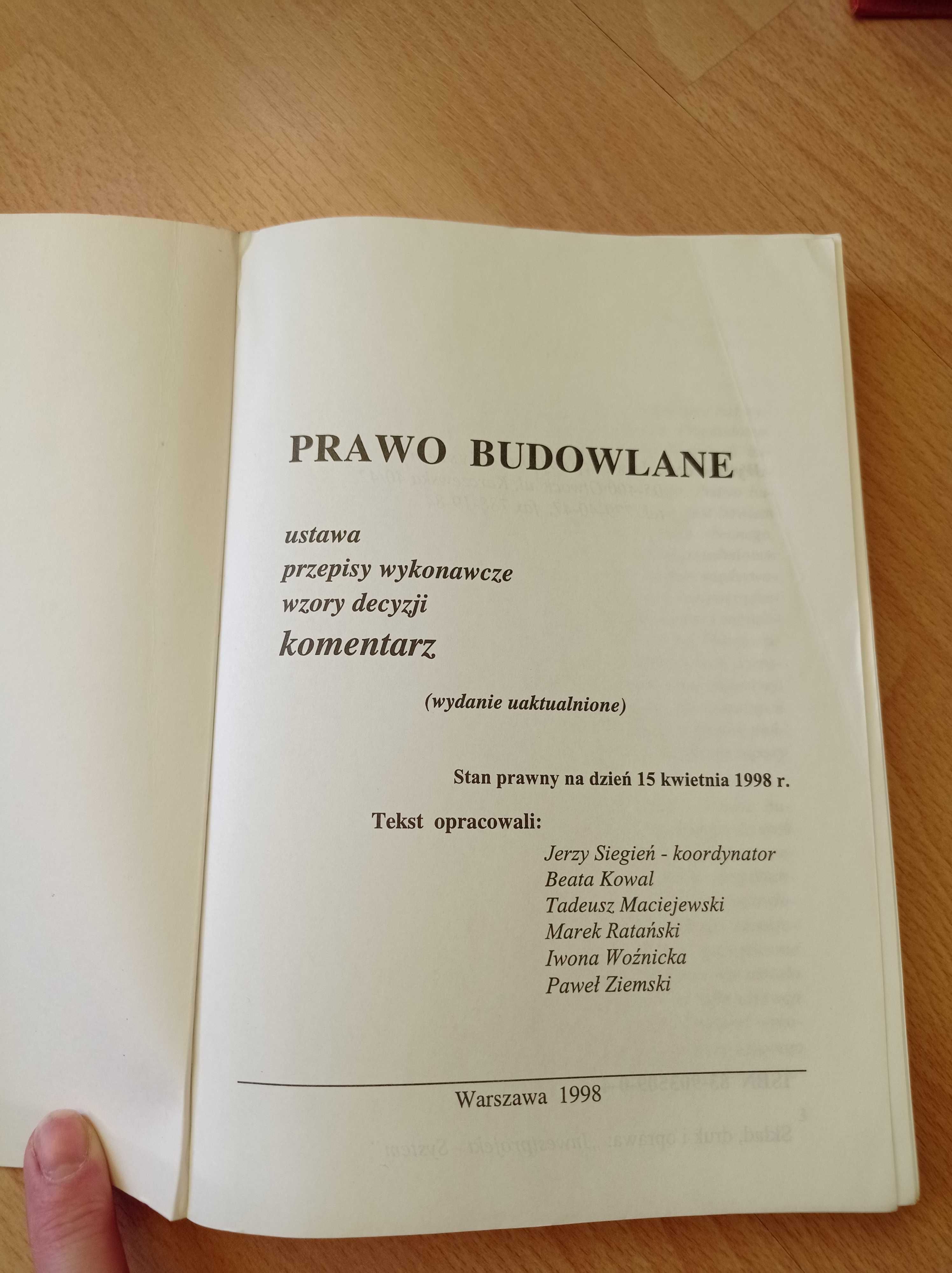 Książka Prawo budowlane