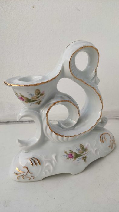 Świecznik porcelanowy - unikat