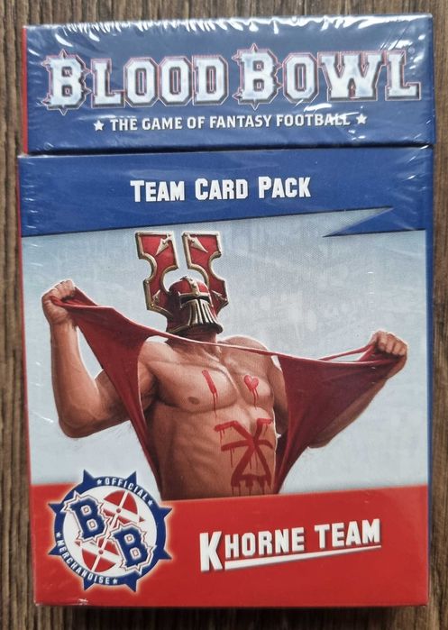 Blood Bowl - Khorne Team Card Pack - nowy