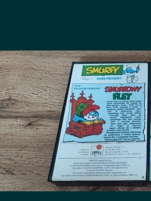 Kaseta VHS bajka - Smurfy