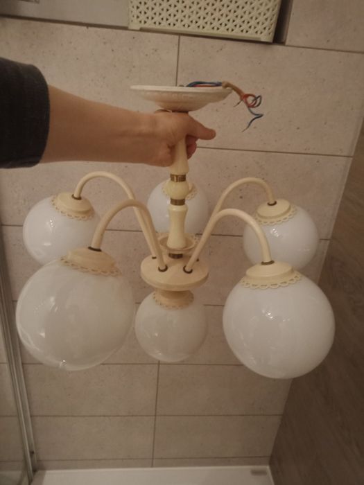 Żyrandol vintage stylowy