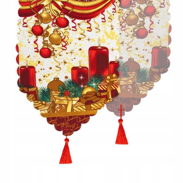 Bieznik świateczny dekoracyjny na stół ławę dekoracja 150x 34