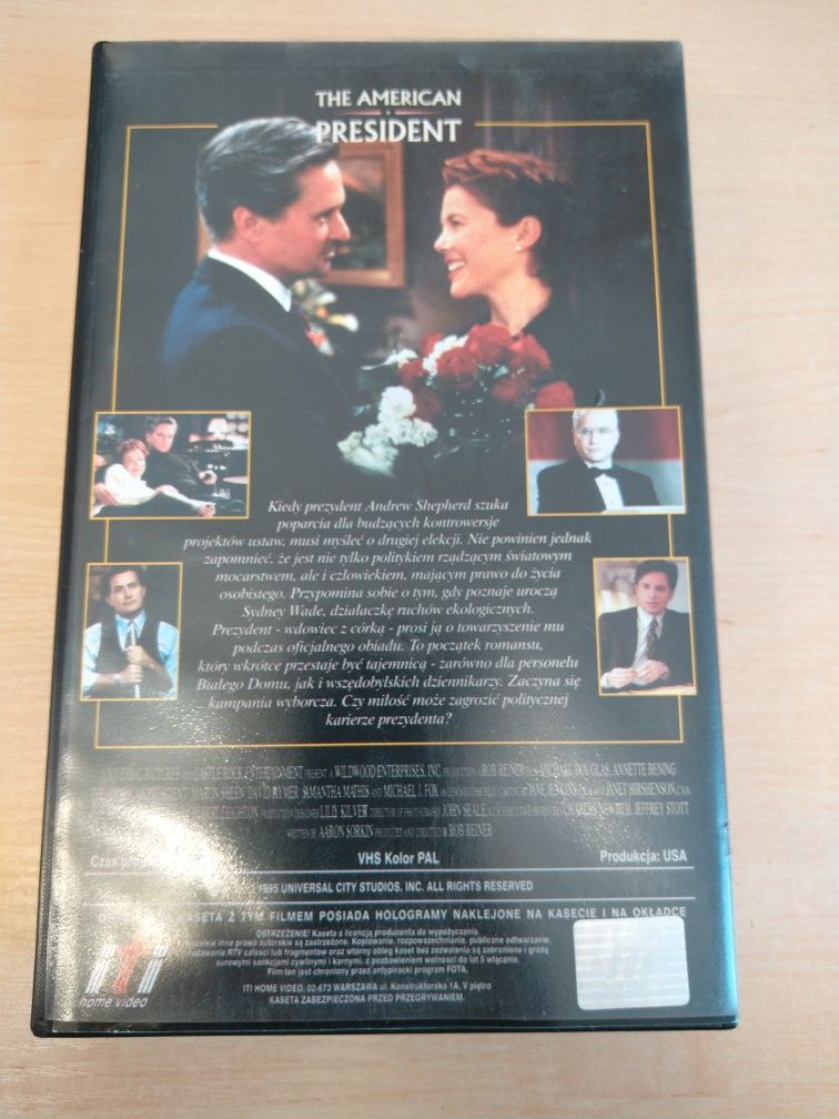 "Prezydent, Miłość w Białym Domu" kaseta VHS