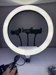 Кольцевая LED-лампа QX-360 36 см 3 крепления + 2м штатив