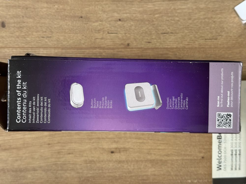 Dzwonek bezprzewodowy Philips welcomebell 300 color