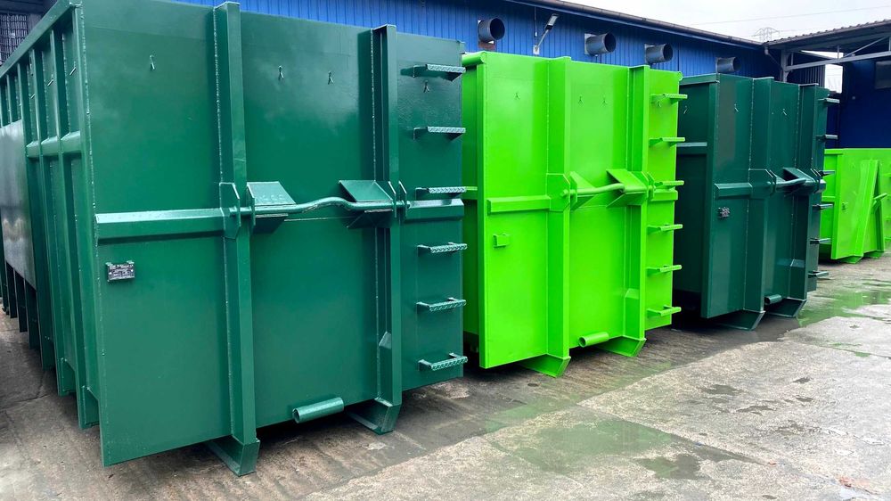 Kontener KP33 6500x2300x2200 pojemnik GRUZ złom ODPADY, PRODUCENT,