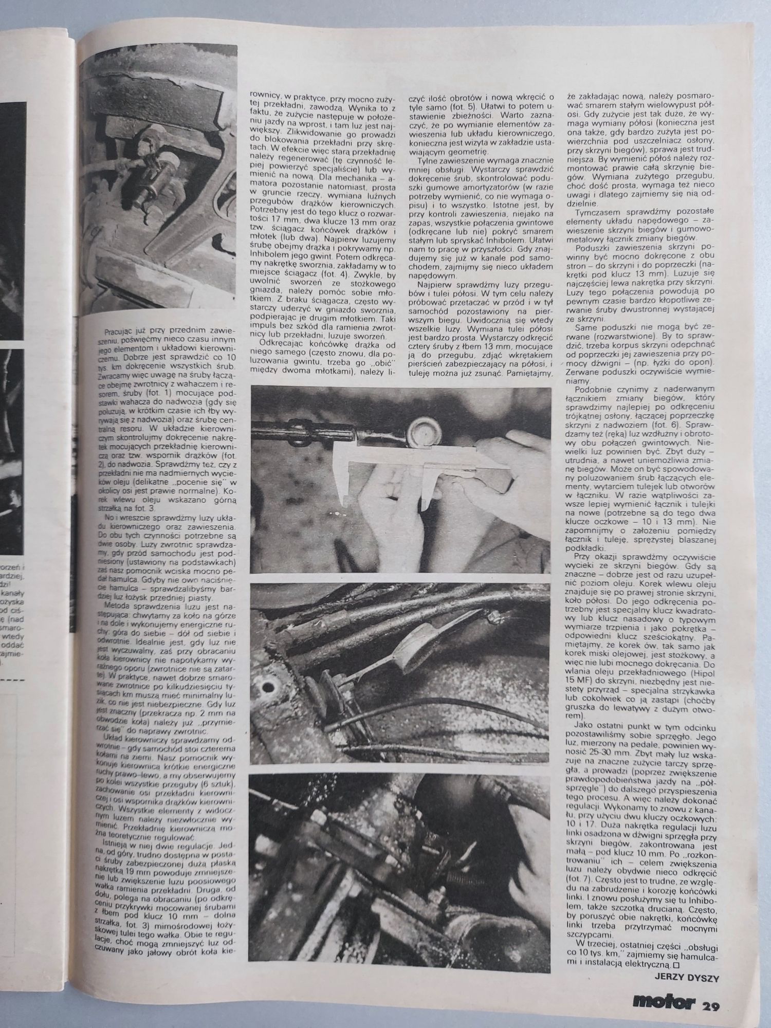 Motor - Czasopismo motoryzacyjne ze stycznia 1992 roku