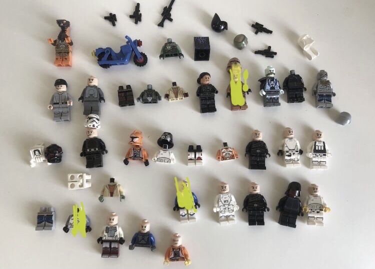 Lego klocki Star Wars elementy Figurki