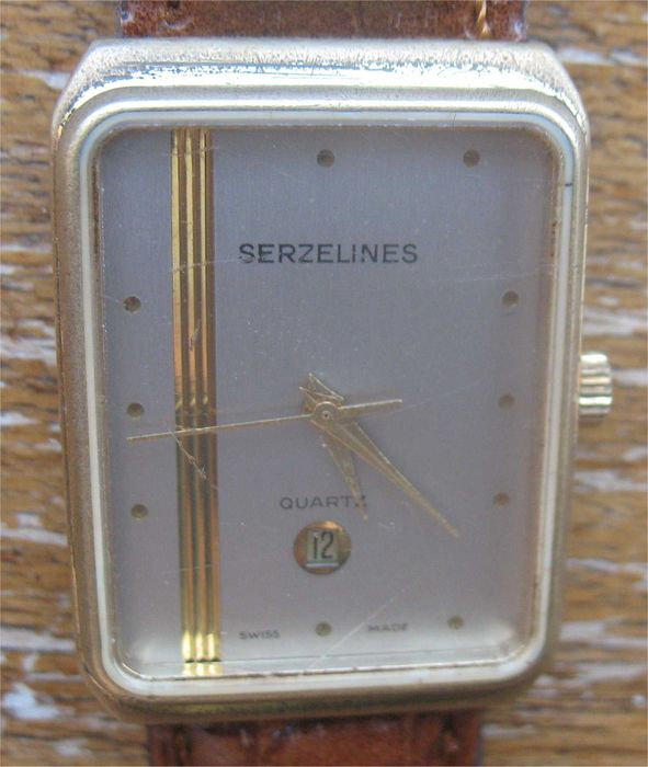 Vintage Serzelines - Quartz - Swiss Made (Movimento Harley/Ronda)