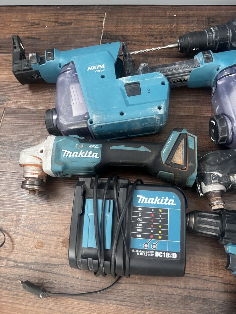 Hilti dewalt makita ( wkretarka, wiertarka, bateria osadzak, ładowarka
