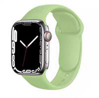 Bracelete Apple Watch 38/40/41 mm de silicone verde claro