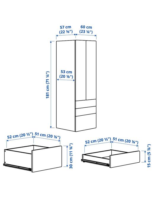 Meble ikea smastad