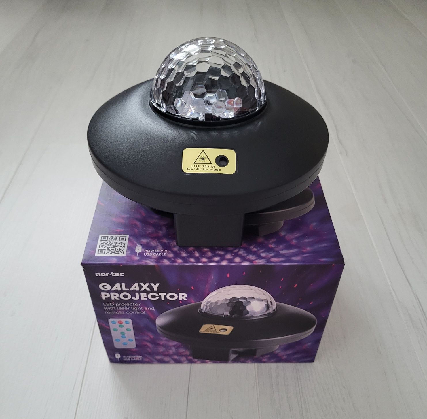 Projektor galaktyczny LED gwiazd lampka laser USB