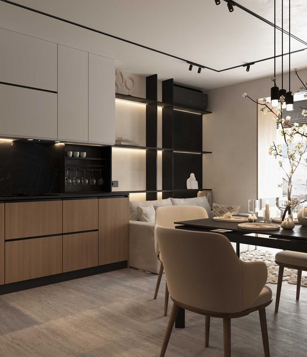 Візуалізація інтер'єру. Дизайн проєкт. Техні креслення по ремонтам.