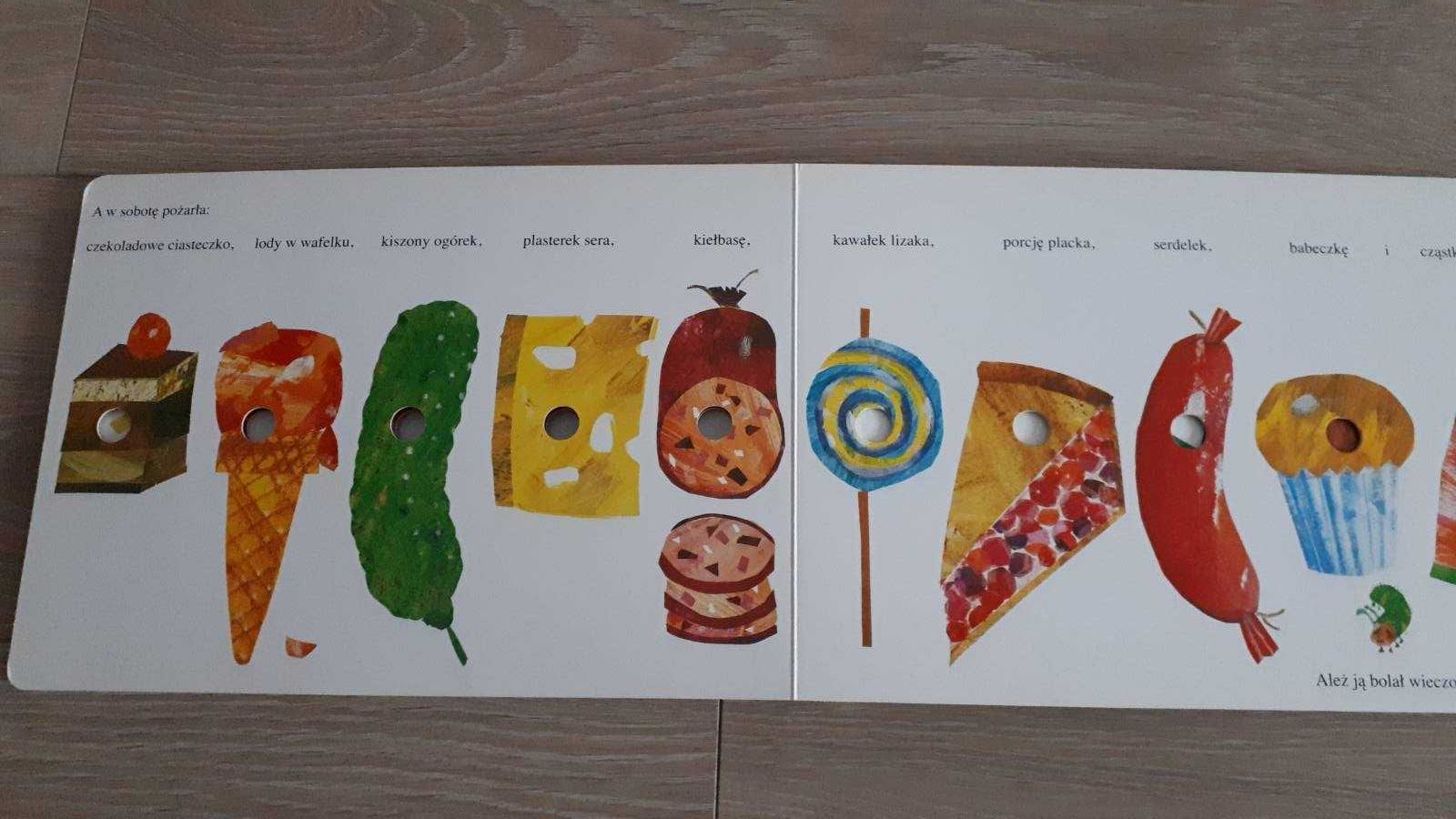 Książka dla dzieci "Bardzo głodna gąsienica" , Eric Carle