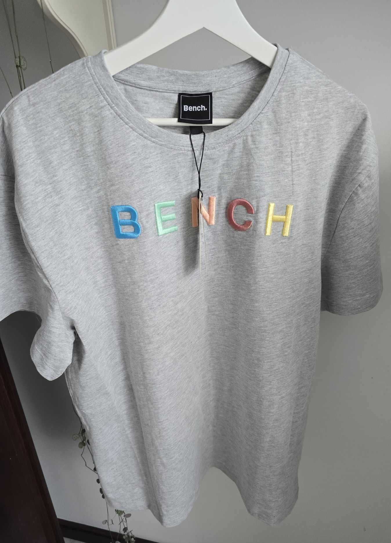 Bench t-shirt koszulka L XL 40 42 nowa, wyszywane, pastelowe logo