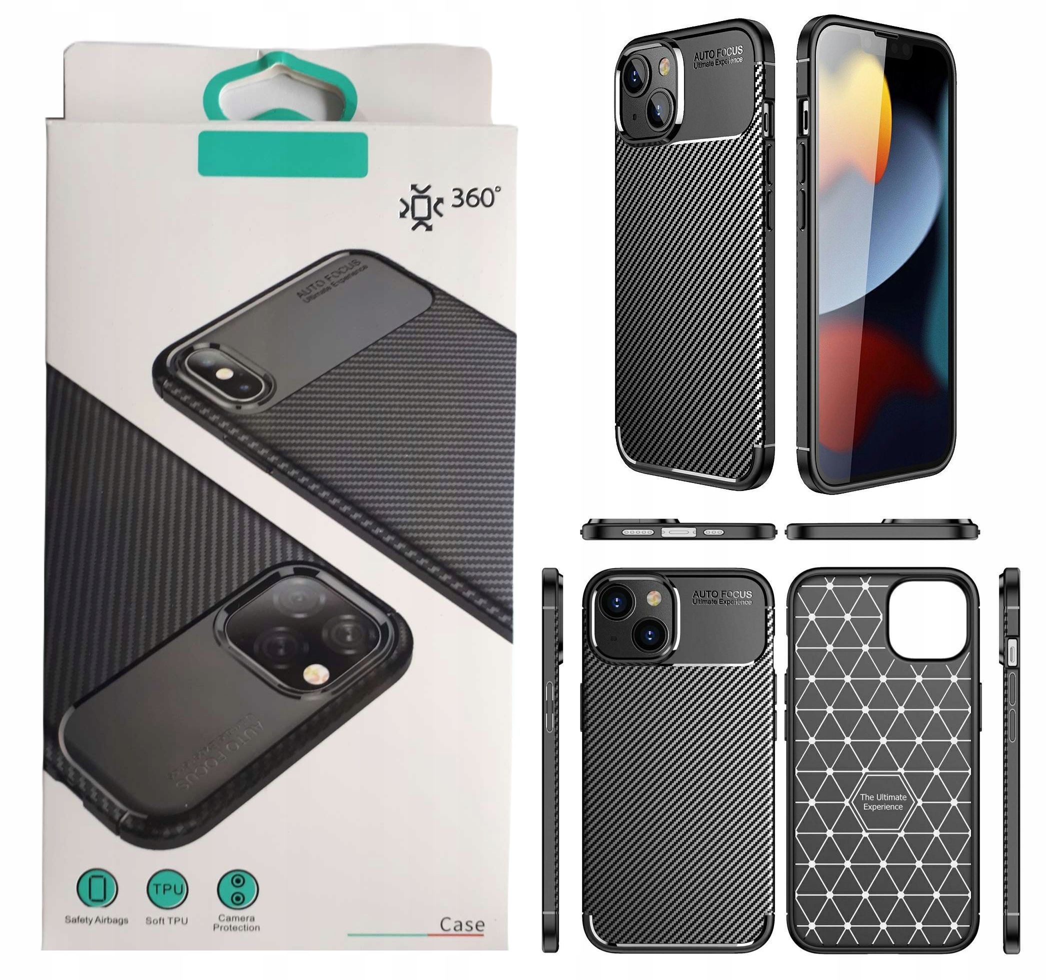 Case Etui Karbon Eleganckie Do Iphone 14 Plus