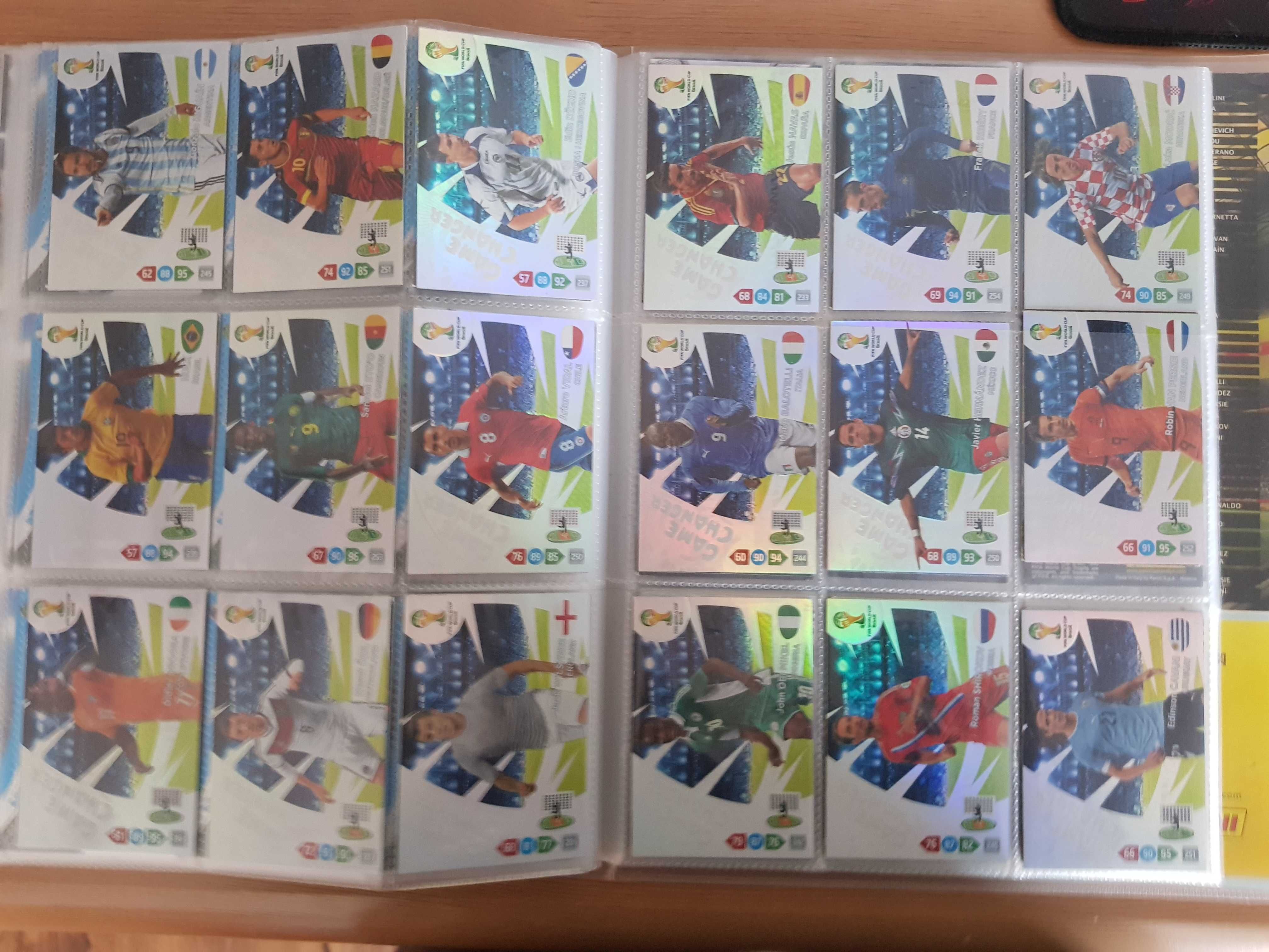 komplet kolekcjonerski kart piłkarskich panini fifa world cup 2014