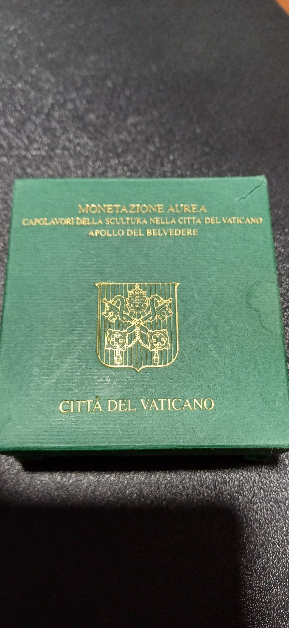 Moeda  Vaticano 2010 OURO Bento XVI