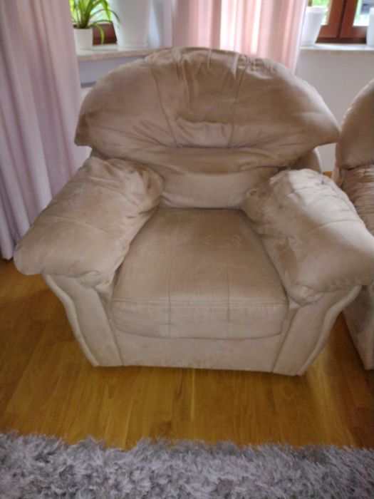 Sofa i dwa fotele - razem lub osobno - oddam za darmo.