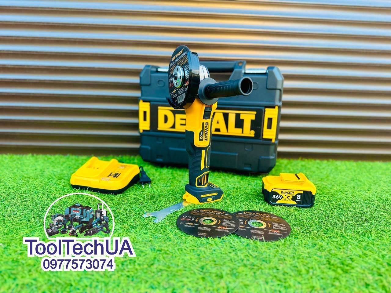 Аккумуляторная Болгарка DeWALT DCG 405 УШМ 1АКБ 9000об/хв 36V/8Ah