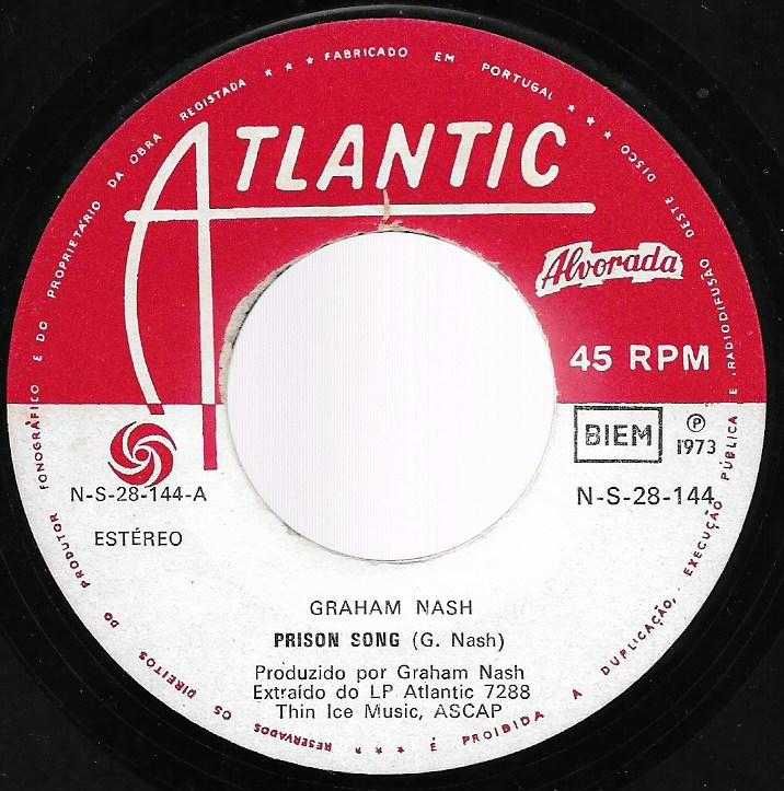 Graham Nash - - - - - Prison Song - - - - - Single