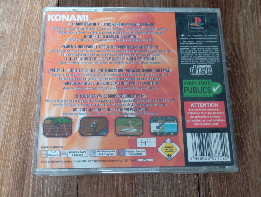Gra International Track and Field 2 PlayStation 1