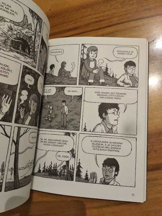 Sascha Hommer "w cztery oczy" komiks