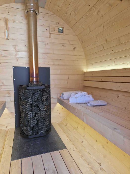 Sauna ogrodowa Beczka PREMIUM M1