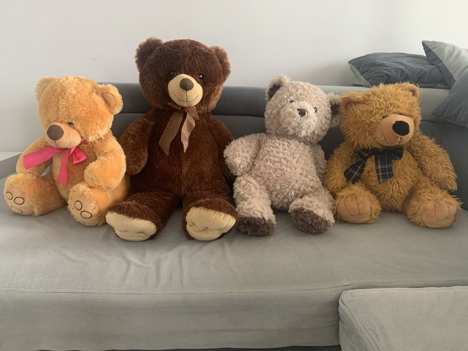 Pluszowe misie 4 sztuki