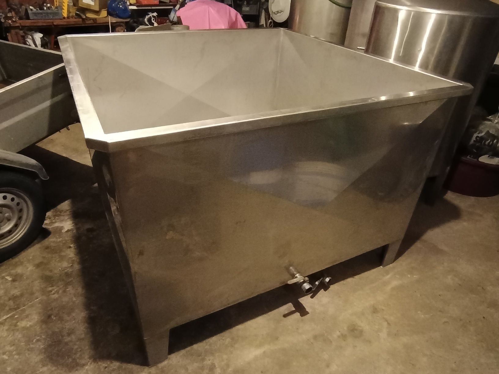 Lagar em inox 2000 litros