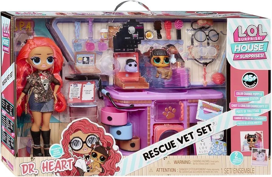 L.O.L. Surprise! LOL Surprise OMG Rescue Vet Set.House of surprise.