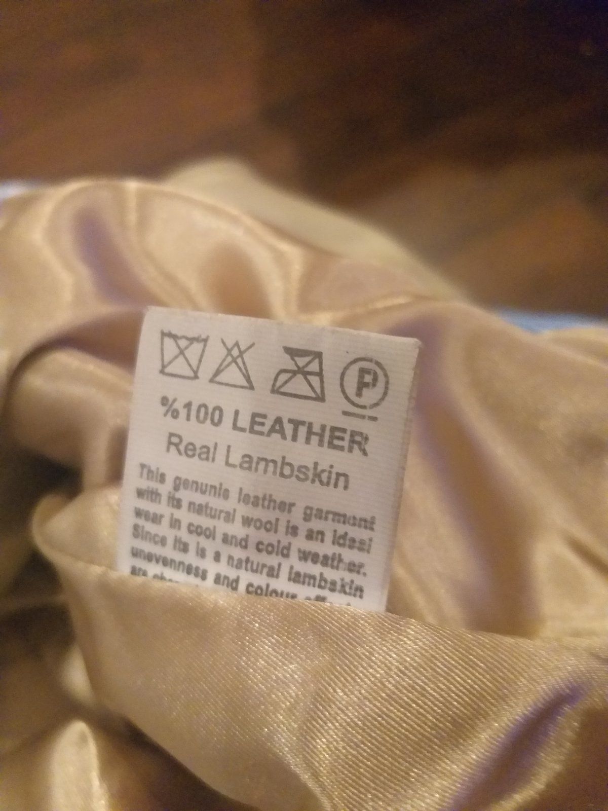 Куртка шкіра Real Lambskin розмір L