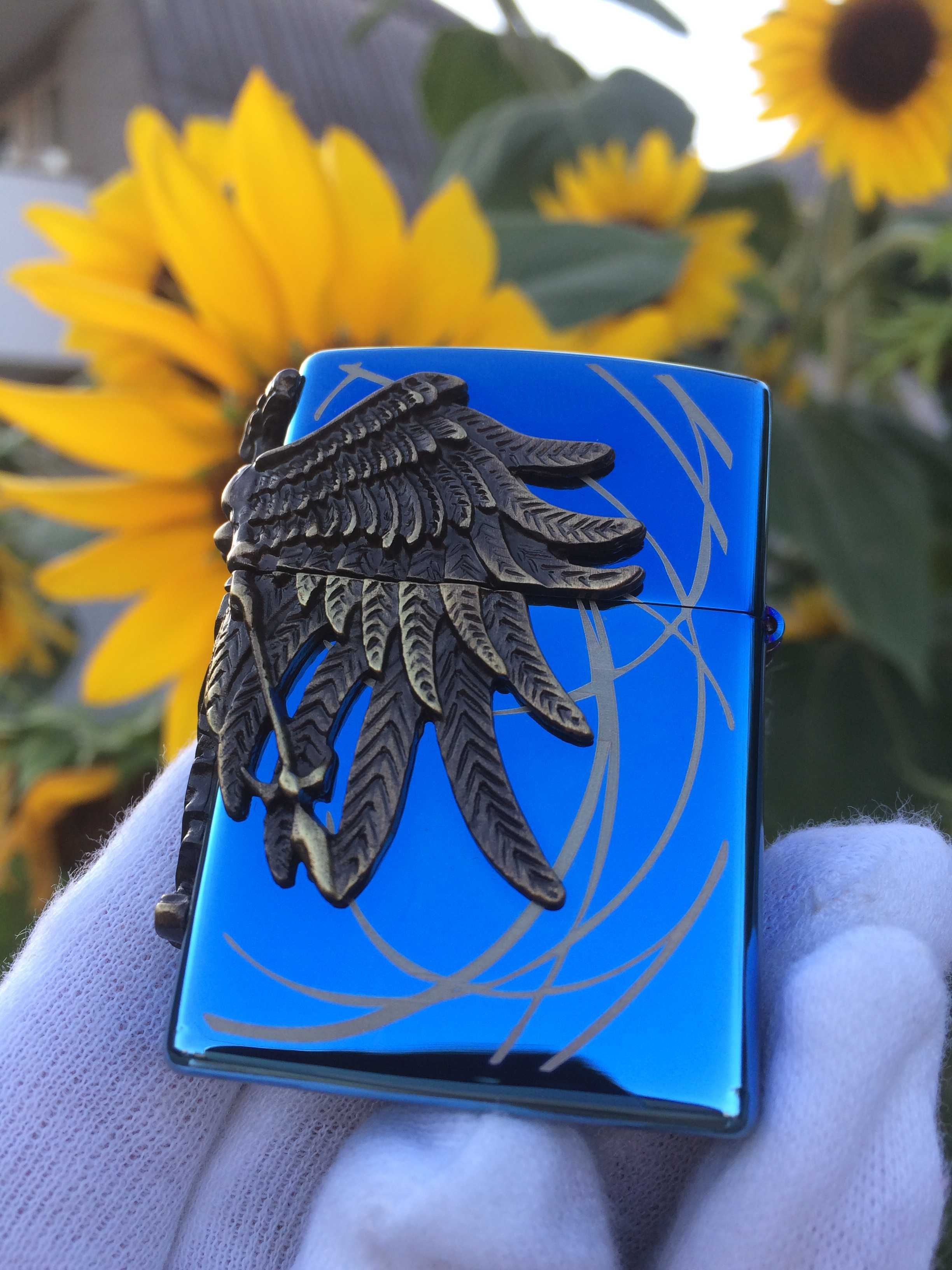 Запальничка Zippo Amazon Blue бензинова нова в коробці