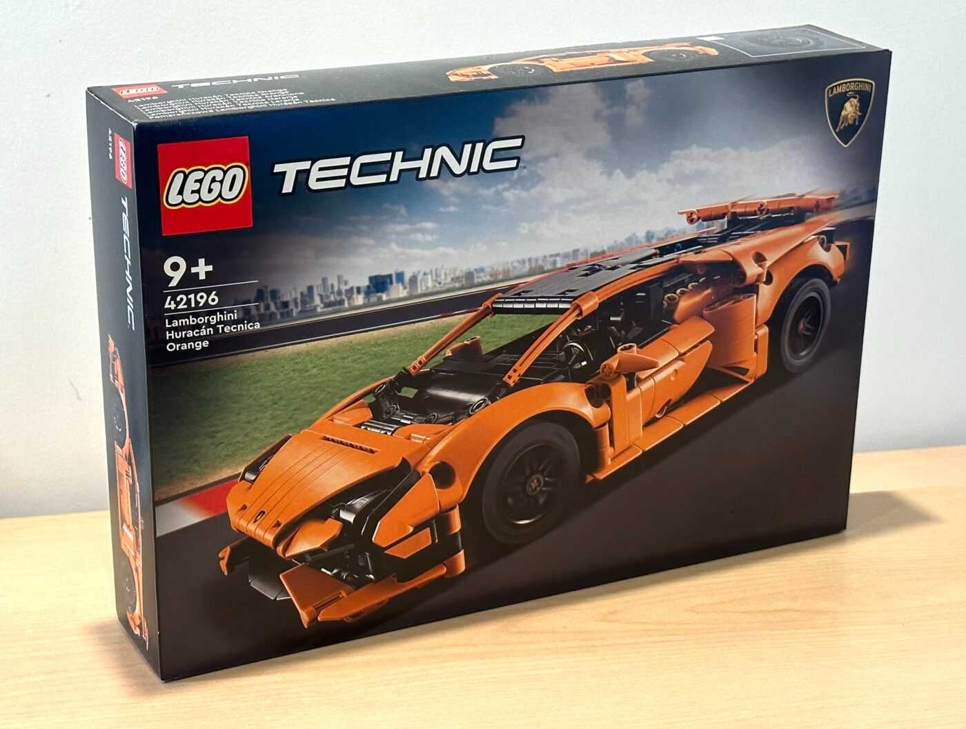 Nowy! Lego 42196 Technic - Pomarańczowe Lamborghini Huracán Tecnica