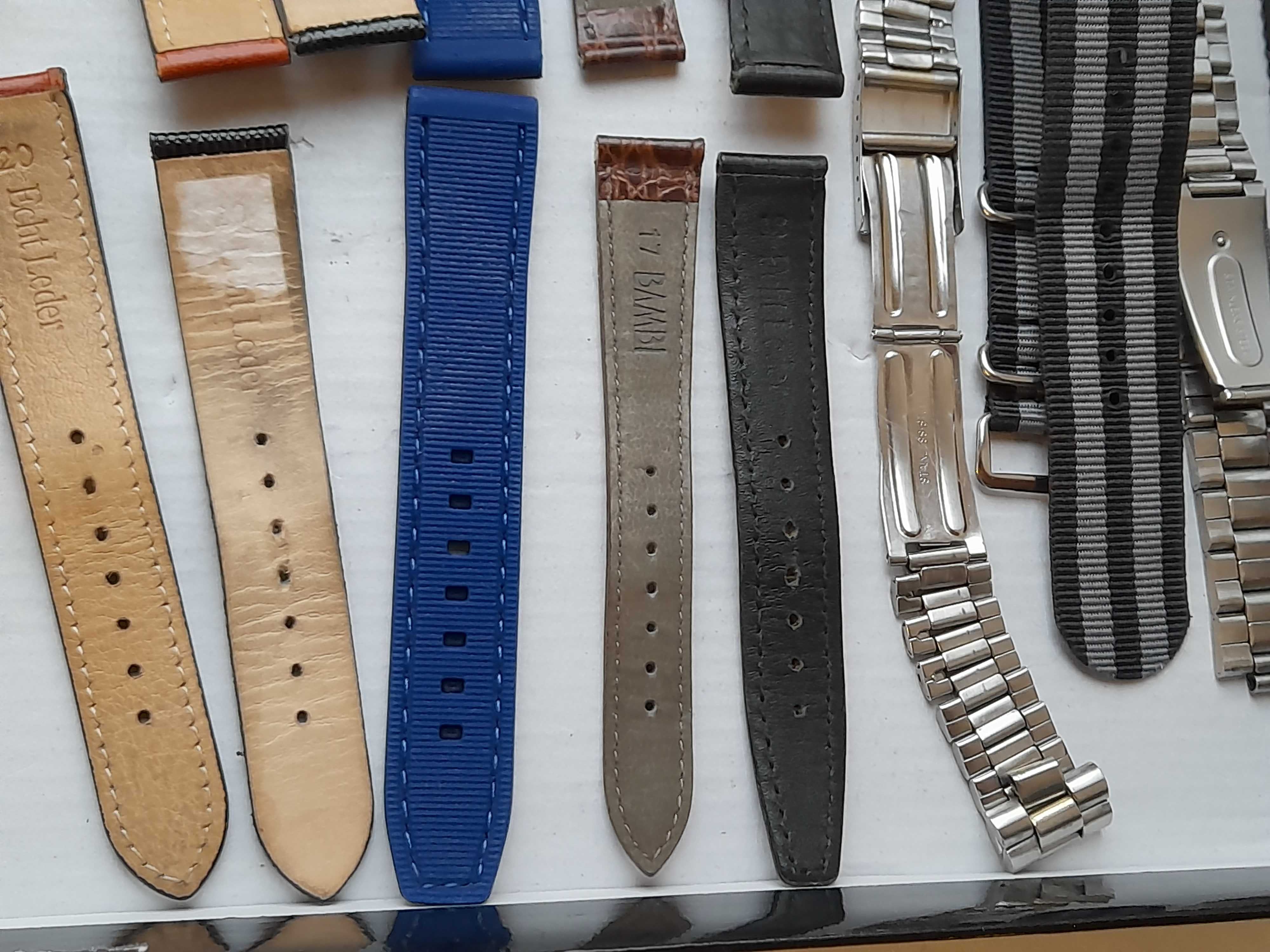 Paski do zegarków chermond raeda tekla 10 szt /do citizen casio seiko/