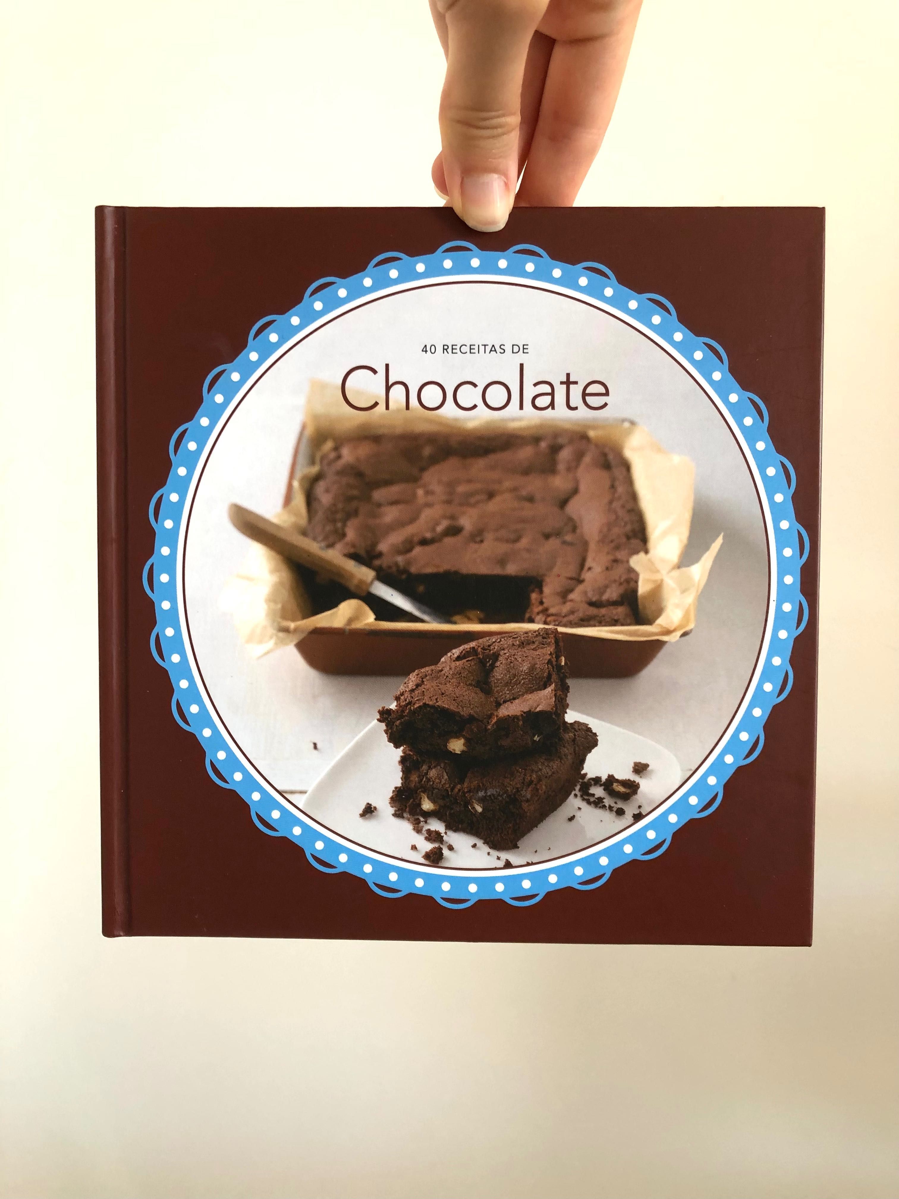 Livro de receitas “40 receitas de chocolate”