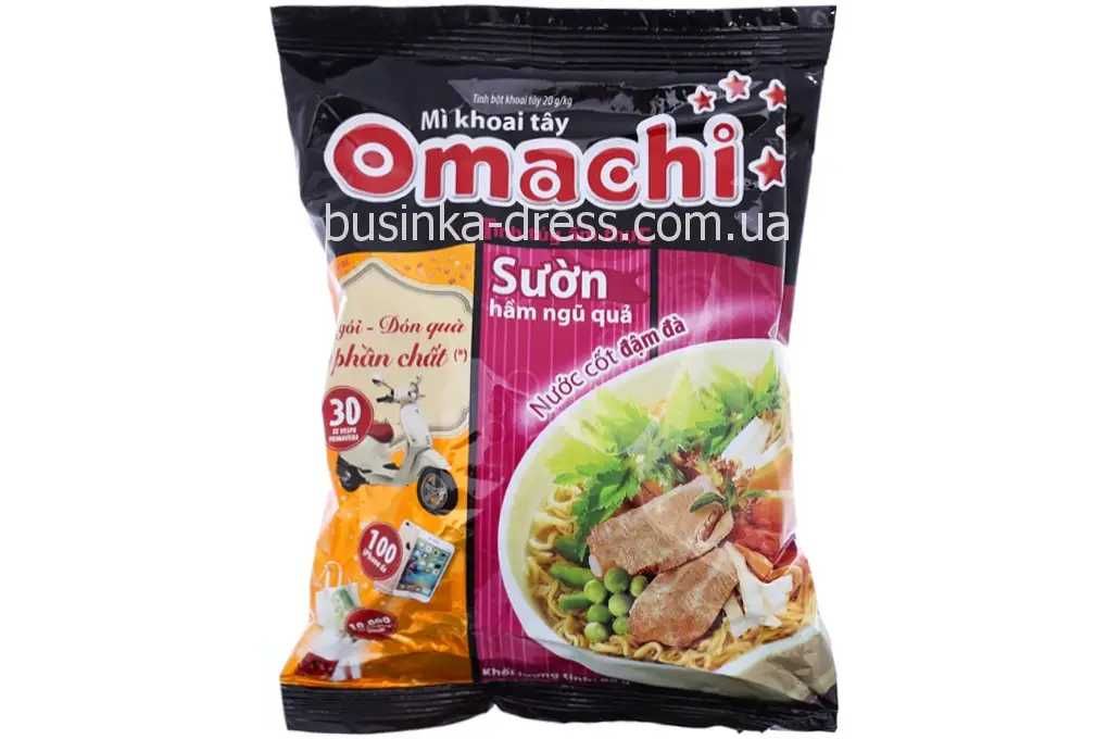 Лапша быстрого приготовления  Omachi Свиные рёбрышки 80г (Вьетнам)