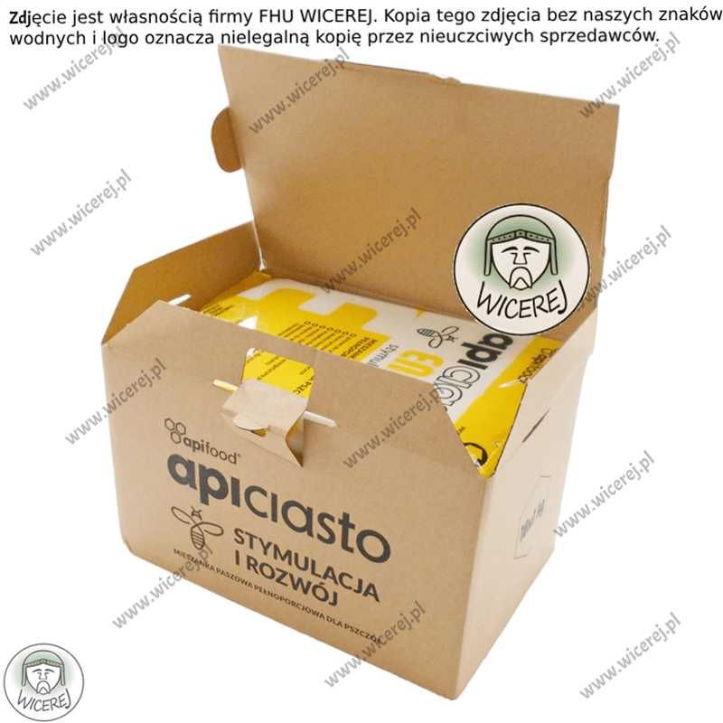 Ciasto Apifood Energy 10KG PORCJOWANE 10x1kg Apiciasto Fondant Pszczół