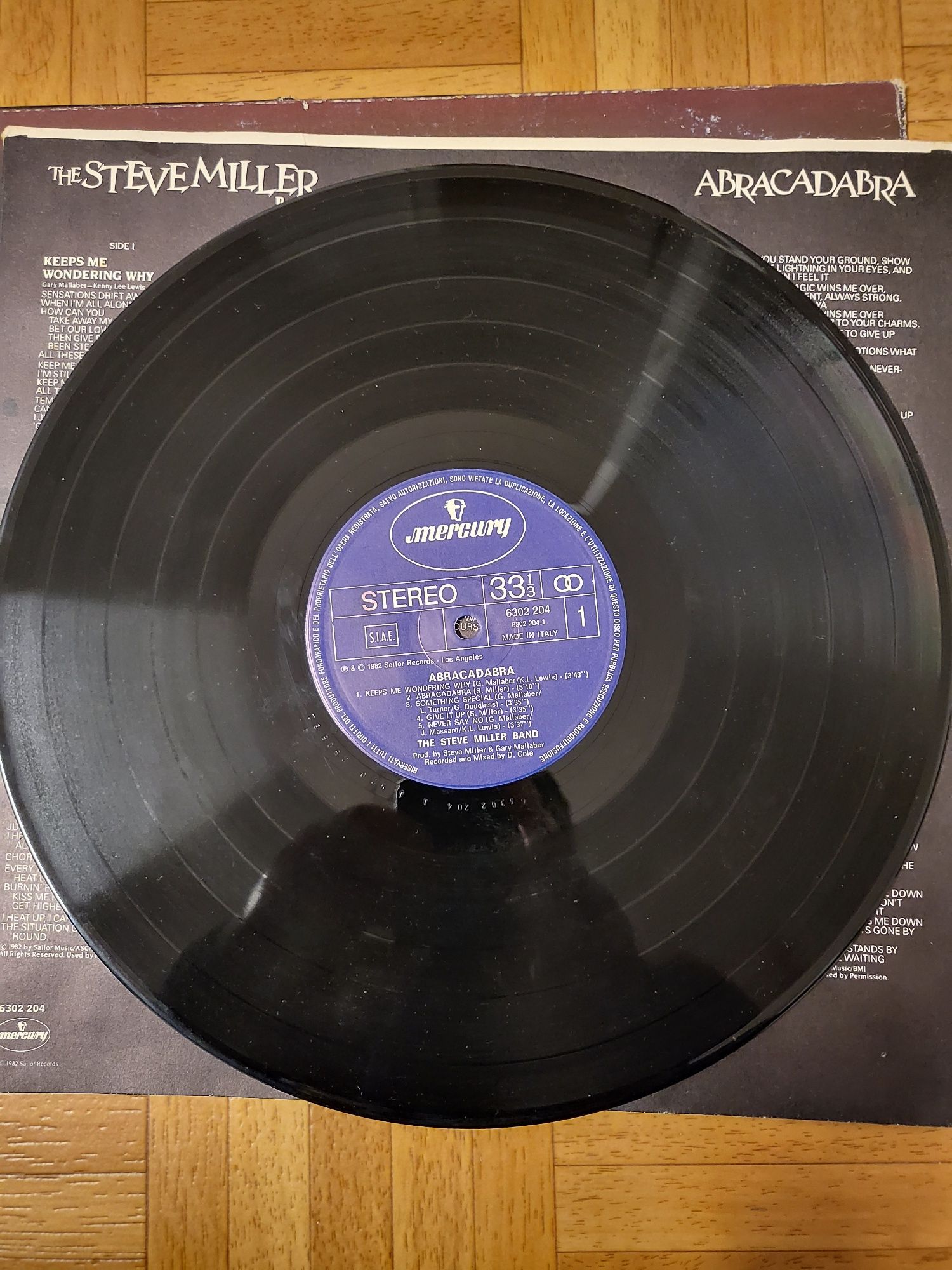 The Steve Miller Band-abracadabra LP winyl