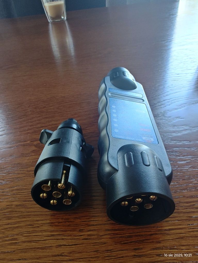 Tester wraz z wtyczką przyczepy 7 pin