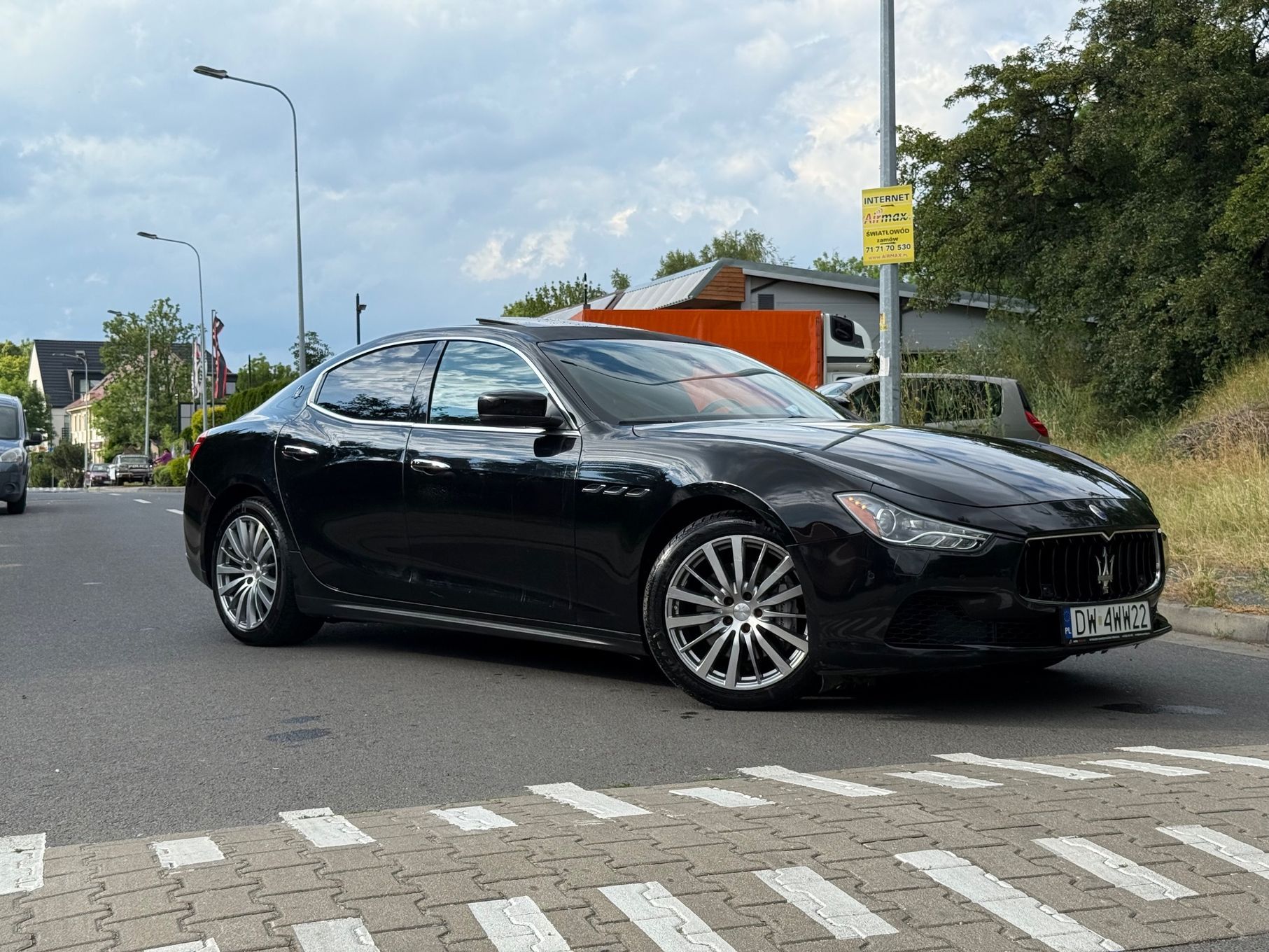 Maserati Ghibli 3.0 Szybercdach/Led/Zarejestrowany w PL/ 2WD