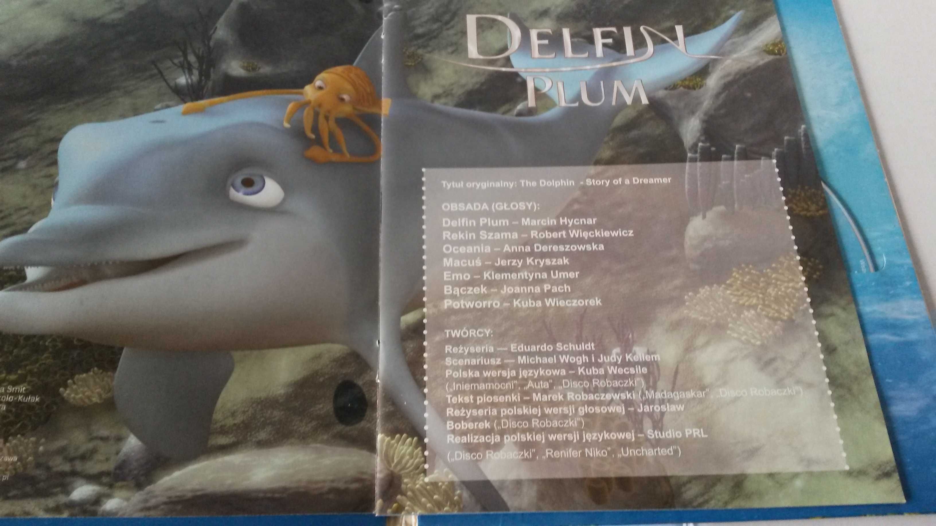 DVD film bajka animowana Delfin Plum polski dubbing