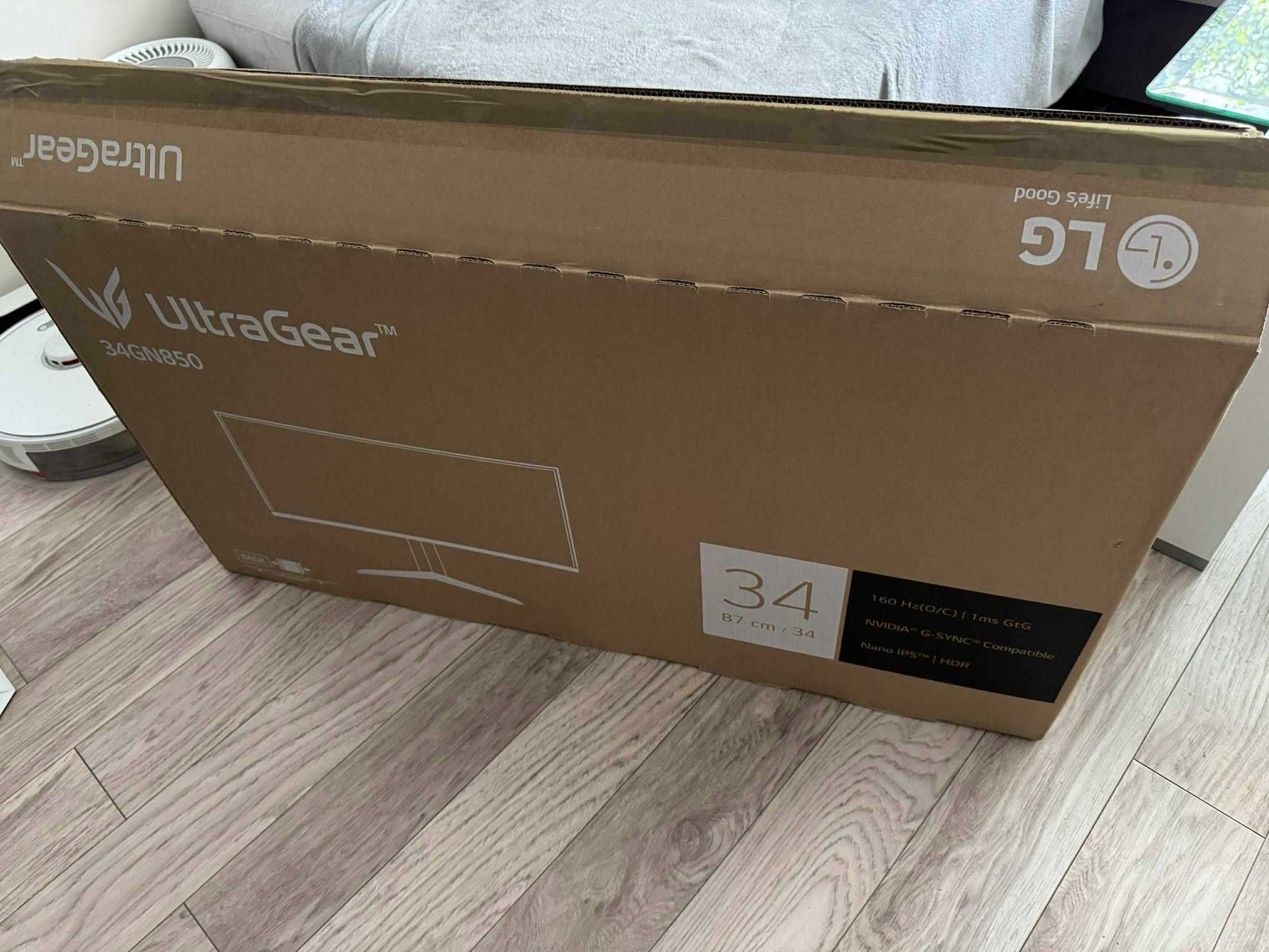 Monitor LG 34” UltraGear 34GN850P-B - stan idealny