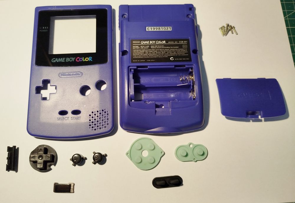 Carcaça Game Boy color roxo